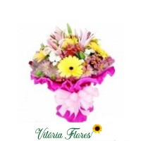 077-Buquê Misto de Flores